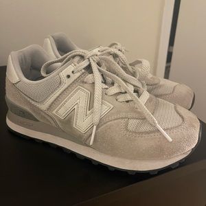 New balance 574 nimbus cloud white size 6